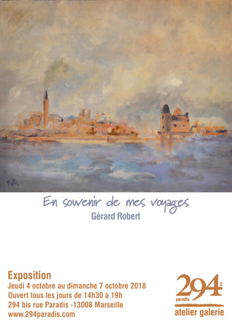 EXPOSITION ART TABLEAU PARADIS GERARD ROBERT